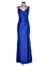 Jovani 100% Polyester Blue Cocktail Dress Size 14 - photo 1