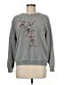 Hasting & Smith Floral Gray Sweatshirt Size M (petite) - photo 1