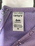 Carter's Purple Sweatshirt 3-6 MO / 6 MO - photo 3