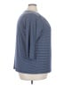 Liz Claiborne Blue 3/4 Sleeve Blouse Size 3X - photo 4