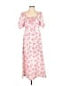 Unbranded 100% Polyester Pink Casual Dress Size L - photo 1