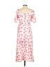 Unbranded 100% Polyester Pink Casual Dress Size L - photo 2