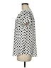 41Hawthorn 100% Polyester Polka Dots White Short Sleeve Blouse Size M - photo 5