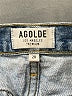 AGOLDE 100% Cotton Blue Denim Shorts Size 28 waist - photo 3