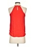 Parker 100% Silk Orange Sleeveless Silk Top Size XS - photo 2