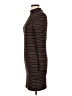 Topshop Stripes Brown Casual Dress Size 10 - photo 5