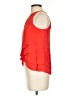 Parker 100% Silk Orange Sleeveless Silk Top Size XS - photo 5