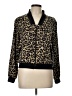 Assorted Brands Animal Print Gold Tan Jacket Size L (estimated) - photo 1
