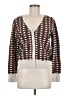 525 America Houndstooth Silver Cardigan Size M - photo 1