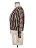 525 America Houndstooth Silver Cardigan Size M - photo 5