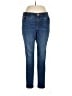 Ann Taylor LOFT Solid Blue Jeans Size 14 - photo 1