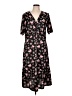 Unbranded 100% Polyester Floral Black Casual Dress Size 12 - photo 1