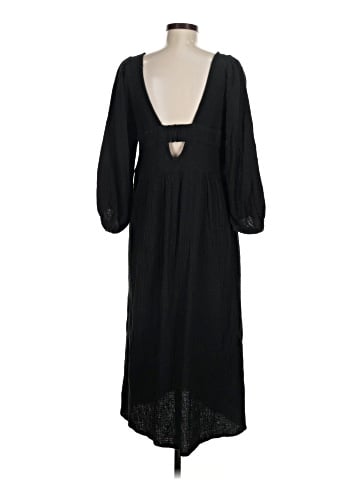 Madewell Lightspun V-Neck Midi Dress (view 2)