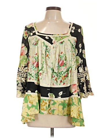 Vanessa Virginia 3/4 Sleeve Blouse (view 1)