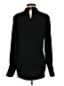 Zara 100% Polyester Black Long Sleeve Blouse Size S - photo 2