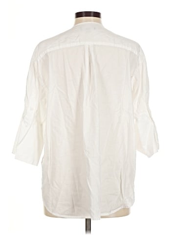 J.Crew 3/4 Sleeve Button-Down Shirt (view 2)