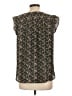 Ann Taylor LOFT 100% Polyester Black Sleeveless Blouse Size Lg Petite - photo 2
