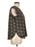 Ann Taylor LOFT 100% Polyester Black Sleeveless Blouse Size Lg Petite - photo 4