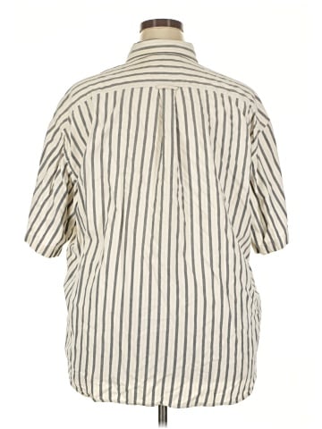 Dockers 3/4 Sleeve Button-Down Shirt (view 2)
