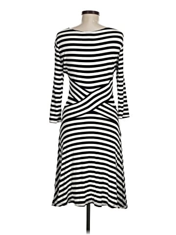 Black Saks Fifth Avenue Casual Dress (view 2)