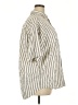Dockers 100% Cotton Stripes Ivory 3/4 Sleeve Button-Down Shirt Size XXL - photo 4