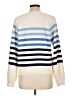 Talbots Stripes Ivory Cardigan Size L - photo 2