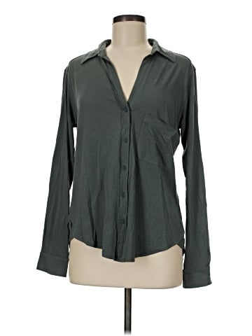 Bobi Long Sleeve Button-Down Shirt (view 1)