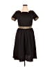 Unbranded 100% Polyester Animal Print Black Casual Dress Size XXL - photo 1