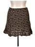 SO 100% Rayon Print Brown Casual Skirt Size XL - photo 1