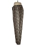 Topshop 100% Polyester Animal Print Gold Casual Pants Size 10 - photo 5