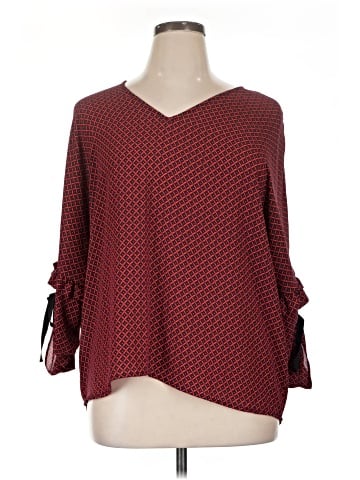 Halogen 3/4 Sleeve Blouse (view 1)