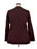 Just Fab 100% Polyester Tweed Burgundy Coat Size XXL - photo 2