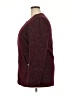 Just Fab 100% Polyester Tweed Burgundy Coat Size XXL - photo 5