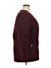 Just Fab 100% Polyester Tweed Burgundy Coat Size XXL - photo 4