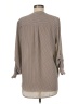 Premise Studio 100% Polyester Houndstooth Gray Long Sleeve Blouse Size M - photo 2