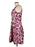 Boston Proper 100% Polyester Floral Purple Cocktail Dress Size 10 - photo 5