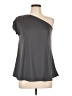 Danskin Gray Short Sleeve Top Size L - photo 1