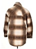 Terra & Sky Plaid Brown Coat Size 0X - photo 2
