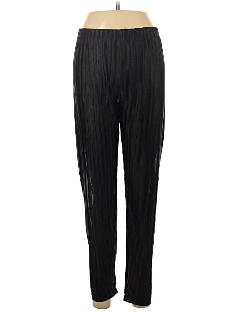 Pre-owned Shein Casual Pants In Black