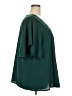Shein Curve 100% Polyester Green Short Sleeve Blouse Size 20 Plus (4) - photo 4
