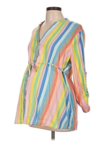 Gap - Maternity Long Sleeve Button-Down Shirt (view 1)