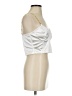 Unbranded 100% Polyester Silver White Sleeveless Top Size S - photo 4