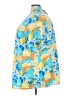 Shein Curve 100% Polyester Tropical Blue Short Sleeve Blouse Size 3X - photo 5