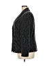 Sag Harbor Polka Dots Black Gray Blazer Size 18W - photo 5