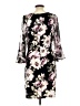 Connected Apparel Floral Black Casual Dress Size 10 - photo 2