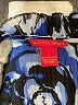 Sunny Leigh 100% Polyester Print Blue Cocktail Dress Size S - photo 7