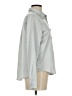 Shein 100% Polyester Metallic Silver Long Sleeve Blouse Size 4 - photo 4