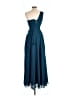 Unbranded 100% Polyester Blue Cocktail Dress Size 2 - photo 2