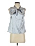 Shein Silver Sleeveless Blouse Size XS - photo 1