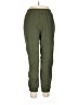 Unbranded 100% Polyester Solid Green Track Pants Size 14 - photo 1